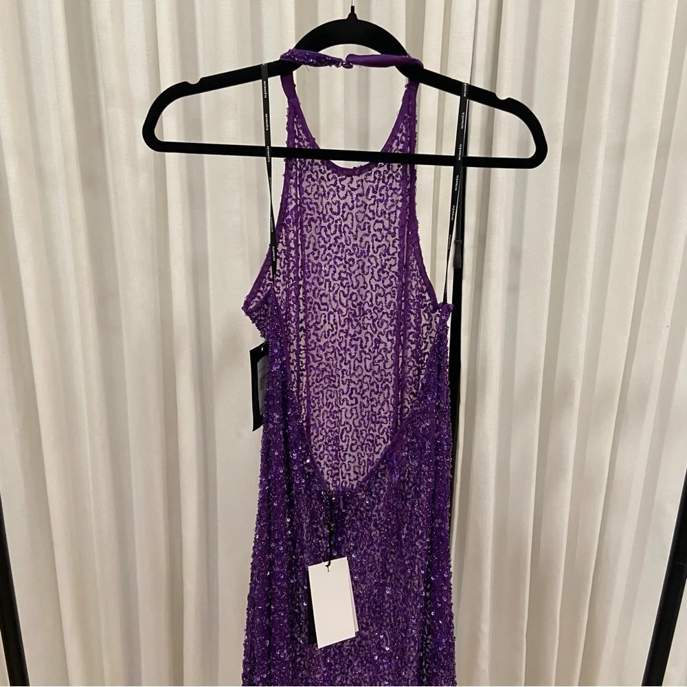 Retrofete Clarisse Sheer Sequin Dress - Picture 5 of 8